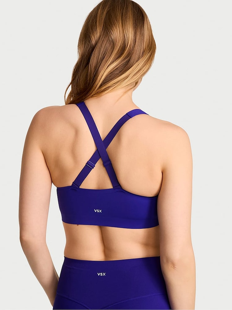 Victoria's Secret Brilliant Ink Blue Front Close High Impact Sports Bra - Image 2 of 2