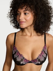 Victoria's Secret Black Bow Embroidery Bra - Image 1 of 2