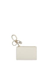 Victoria's Secret Soft Ivory White Foldable Keyring Card Holder - Image 1 of 2