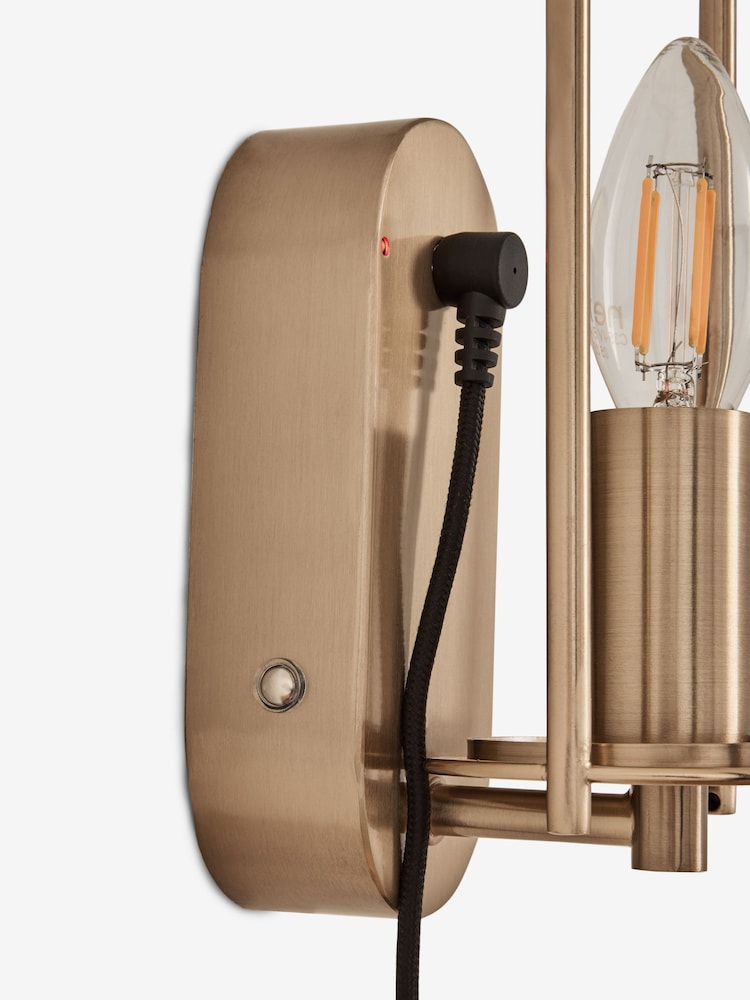 Brass Nickel Hertford Rechargeable Wall Light - Image 7 of 7 Brass Nickel Hertford Rechargeable Wall Light - Image 7 of 7