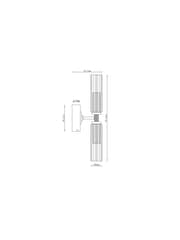 Chrome Sloane Rechargeable Wireless Wall Light - Image 4 of 6