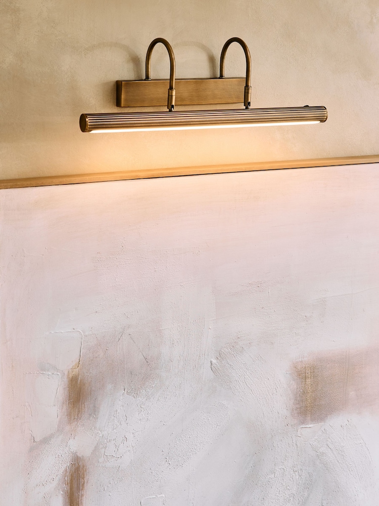 Brass Oxford Picture Rechargeable Wireless Wall Light - Image 1 of 7 Brass Oxford Picture Rechargeable Wireless Wall Light - Image 1 of 7