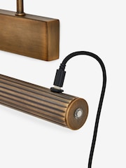 Brass Oxford Picture Rechargeable Wireless Wall Light - Image 7 of 7
