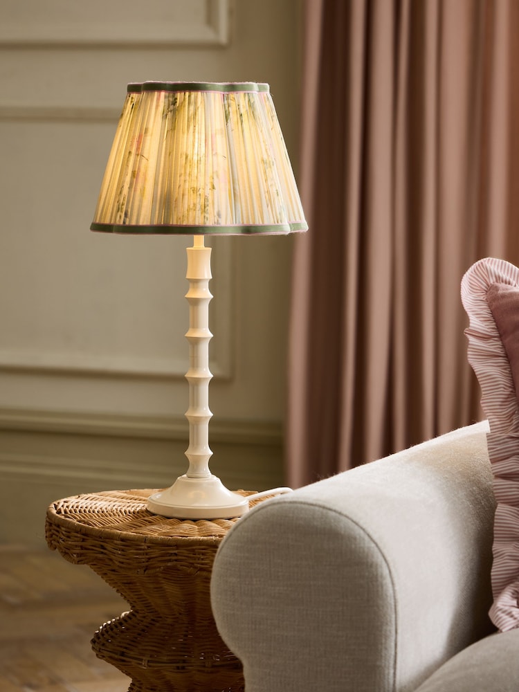White Elliot Table Lamp - Image 1 of 5