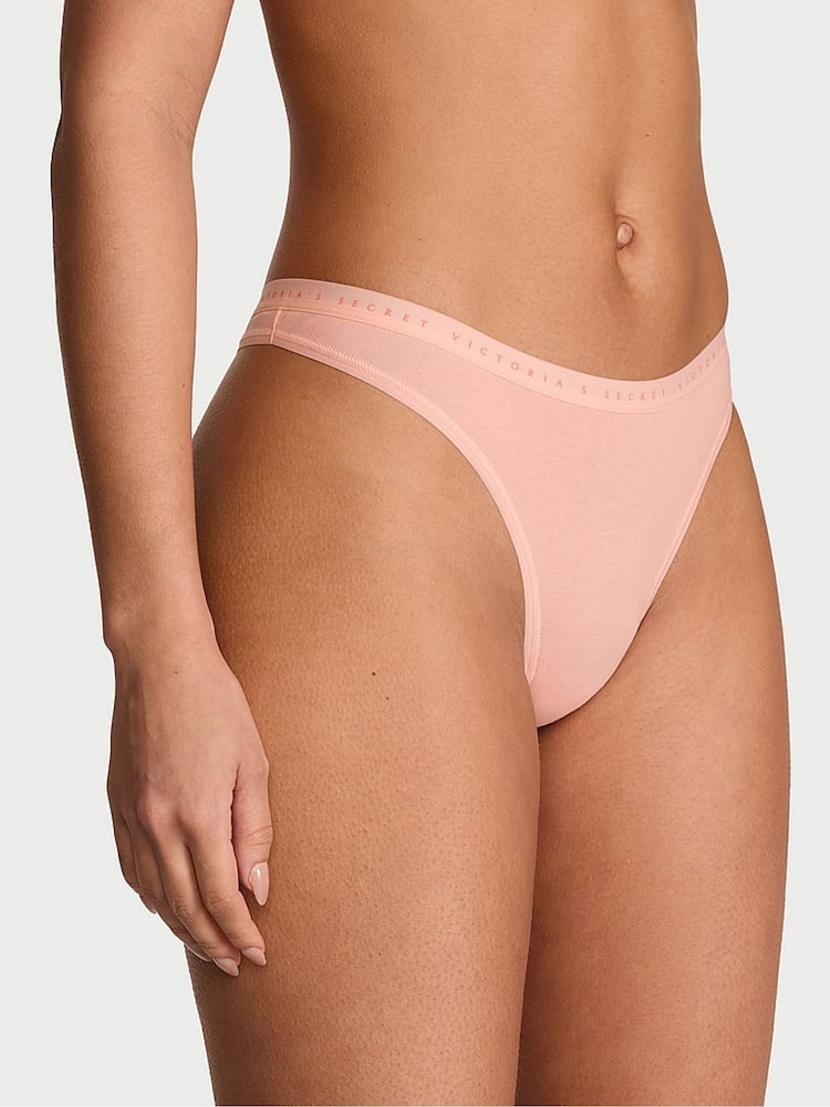 Victoria's Secret Pink Gin Thong Knickers - Image 1 of 2