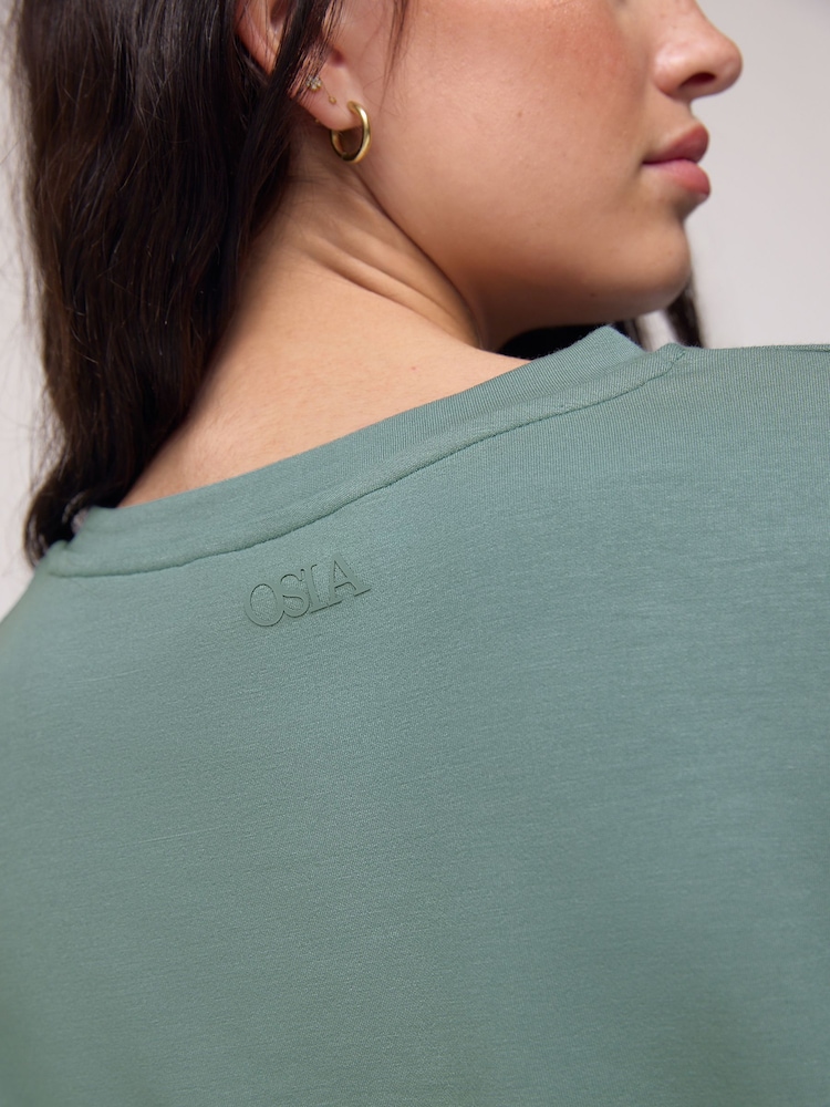 Grün - OSIA Modal Short Sleeve T-Shirt - Bild 5 von 5