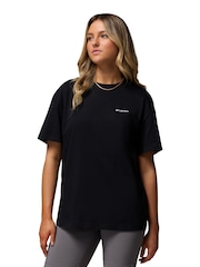 Columbia Black Rolling Bend™ Graphic Oversized T-Shirt - Image 1 of 4