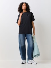 Columbia Black Rolling Bend™ Graphic Oversized T-Shirt - Image 2 of 4