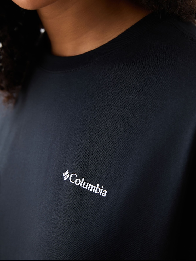 Columbia Black Rolling Bend™ Graphic Oversized T-Shirt - Image 4 of 4
