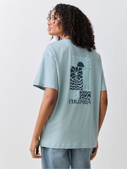 Columbia Blue Rolling Bend™ Graphic Oversized T-Shirt - Image 1 of 4