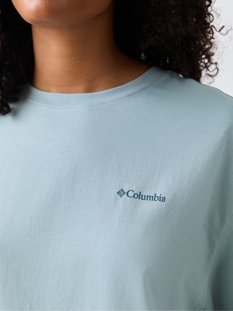 Columbia Blue Rolling Bend™ Graphic Oversized T-Shirt - Image 4 of 4