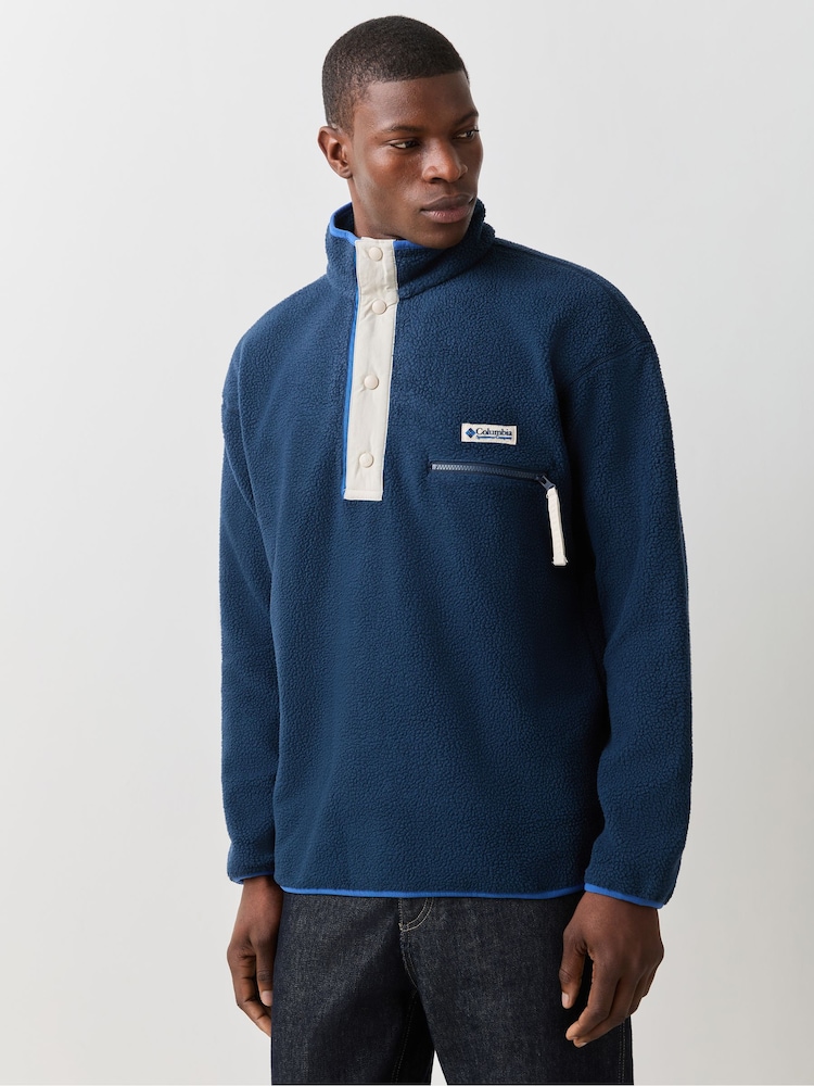 Columbia Navy Helvetia II Half Snap Fleece - Image 1 of 4
