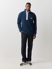 Columbia Navy Helvetia II Half Snap Fleece - Image 2 of 4