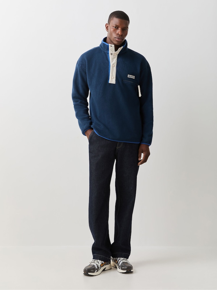 Columbia Navy Helvetia II Half Snap Fleece - Image 2 of 4