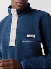 Columbia Navy Helvetia II Half Snap Fleece - Image 4 of 4