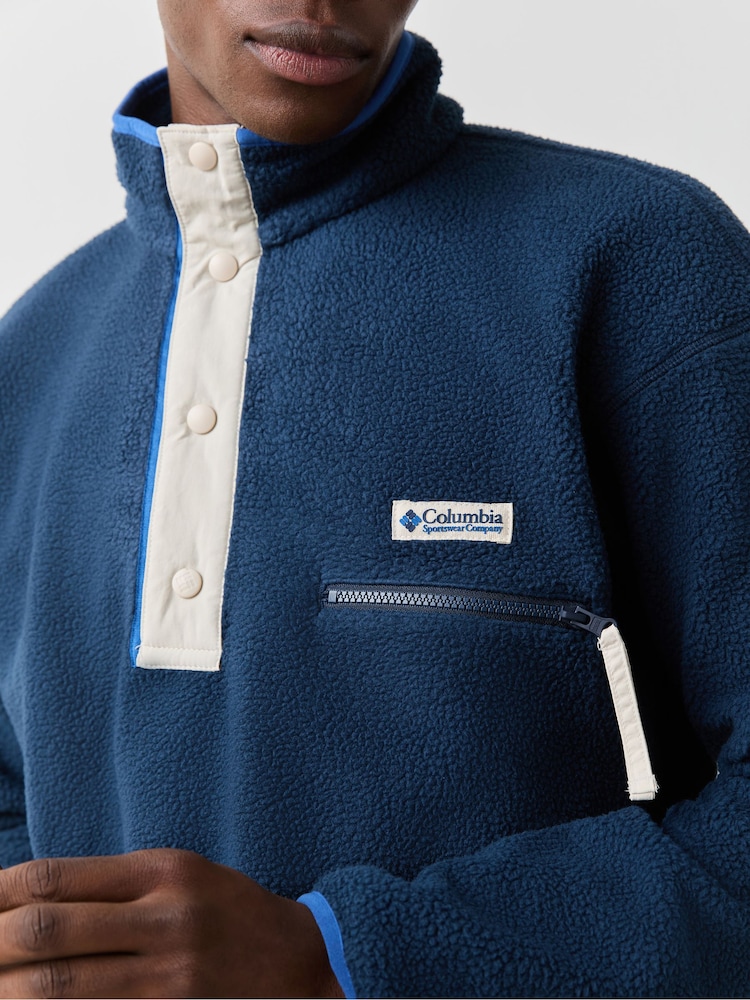 Columbia Navy Helvetia II Half Snap Fleece - Image 4 of 4