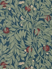 Sanderson Midnight Highgrove Ancient Apple Orchard A4 Wallpaper Sample - Image 1 of 1