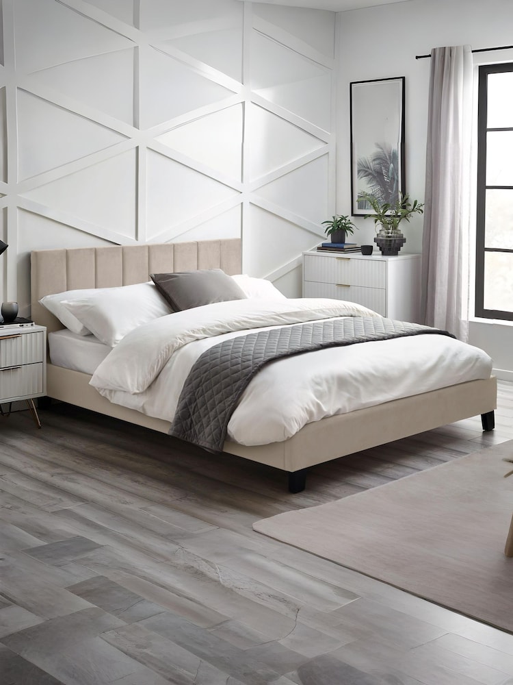 Julian Bowen Cream Rosa Bed - Image 1 of 6