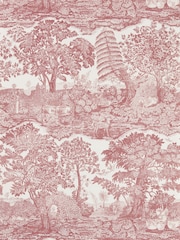 Sanderson Madder Rose Highgrove Highgrove Toile A4 Wallpaper Sample - Image 1 of 1