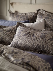 Secret Linen Store French Blue Birdie Jacquard Pillowcase - Image 1 of 4