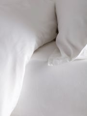 Secret Linen Store White Super Soft Duvet Cover - Image 3 of 3