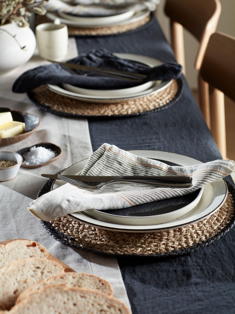 Secret Linen Store Natural Sophie Stripe Napkins - Image 6 of 6 Secret Linen Store Natural Sophie Stripe Napkins - Image 6 of 6