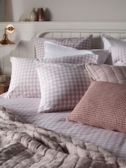 Secret Linen Store Harriet Gingham Pillowcase - صورة 1 من 5