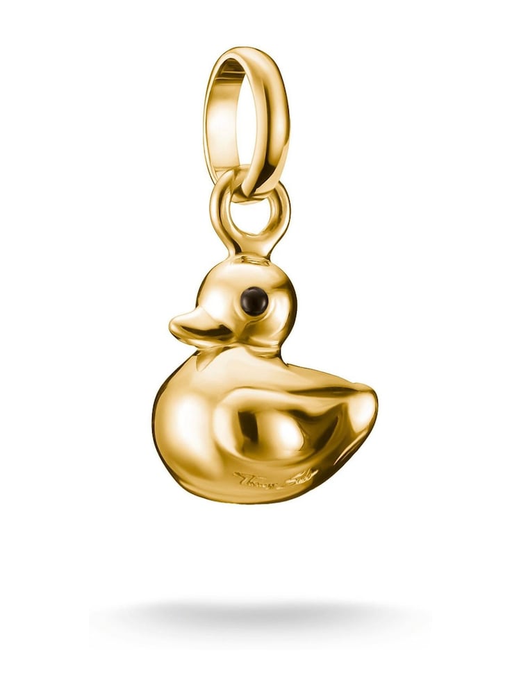 Thomas Sabo Gold Tone Charm Connect Duck Pendant - Image 1 of 4