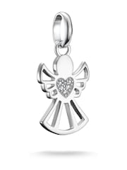 Thomas Sabo Silver Plated Charm Connect Guardian Of Love Pendant - Image 1 of 4