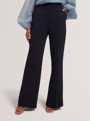Ted Baker Blue INDRIV - High Waisted Flare Trousers - Image 1 of 7