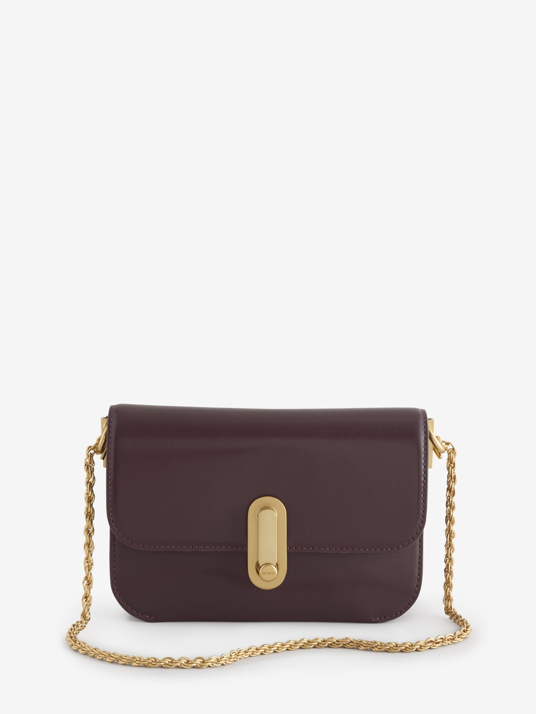 Buy Ted Baker Red Kkaysa - Polished Small Leather Cross Body Bag