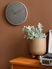 Karlsson Grey Fuerte Dome Wall Clock - Image 1 of 4