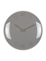 Karlsson Grey Fuerte Dome Wall Clock - Image 2 of 4