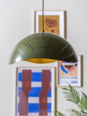 Leitmotiv Jungle Green Waved Large Pendant Lamp - Image 1 of 3