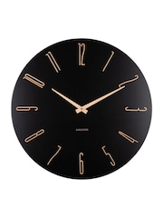 Present Time Black Esmerado Large Wall Clock - Image 2 of 4
