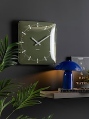 Present Time Green Sucinto Dome Wall Clock - Image 1 of 5