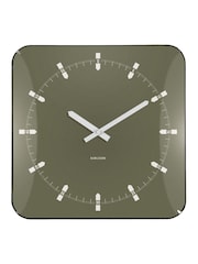 Present Time Green Sucinto Dome Wall Clock - Image 2 of 5