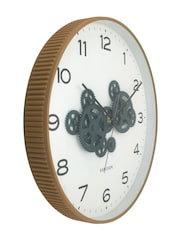 Karlsson Yellow and Blue Open Gear Wall Clock - Image 4 of 5