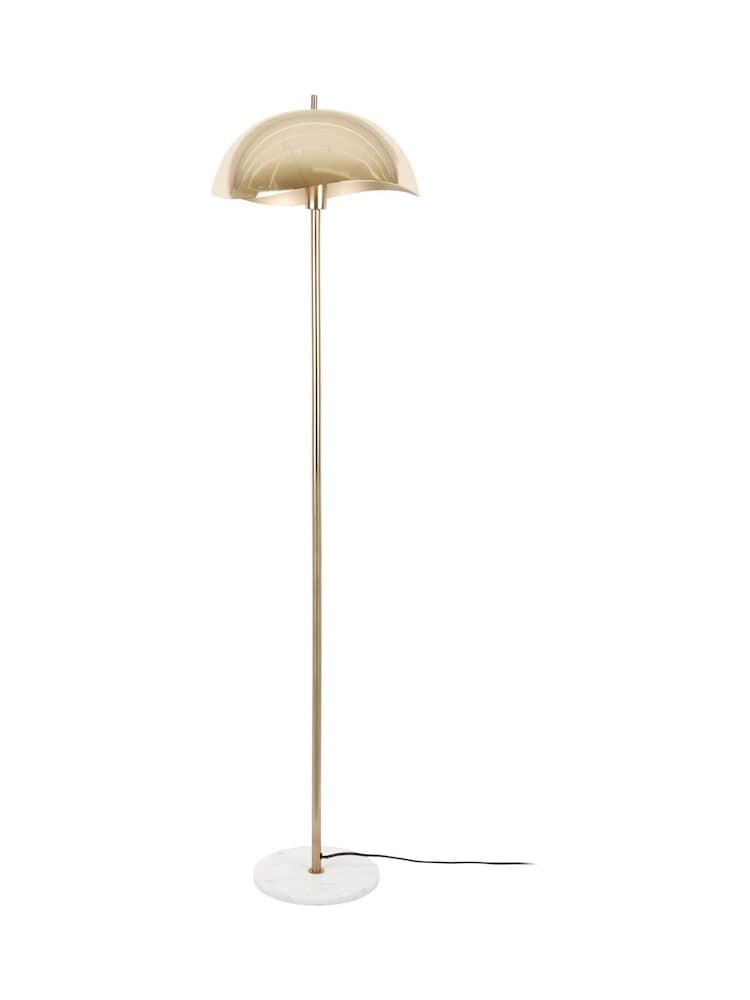 Present Time Golden Waved Floor Lamp - Image 2 of 4 Present Time Golden Waved Floor Lamp - Image 2 of 4