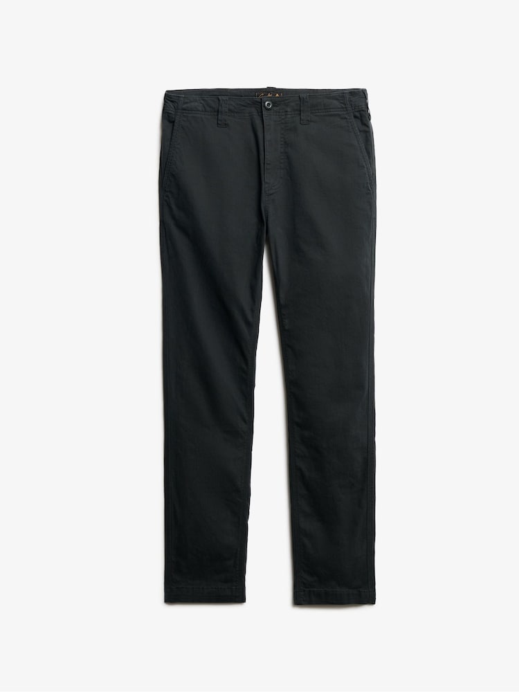 Superdry Grey Utility Chino Trousers - Image 8 of 8 Superdry Grey Utility Chino Trousers - Image 8 of 8