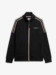 Superdry Black Tech Cult Loose Track Top - Image 6 of 6