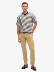 Superdry White The Merchant Store- Stripe T-Shirt - Image 4 of 7