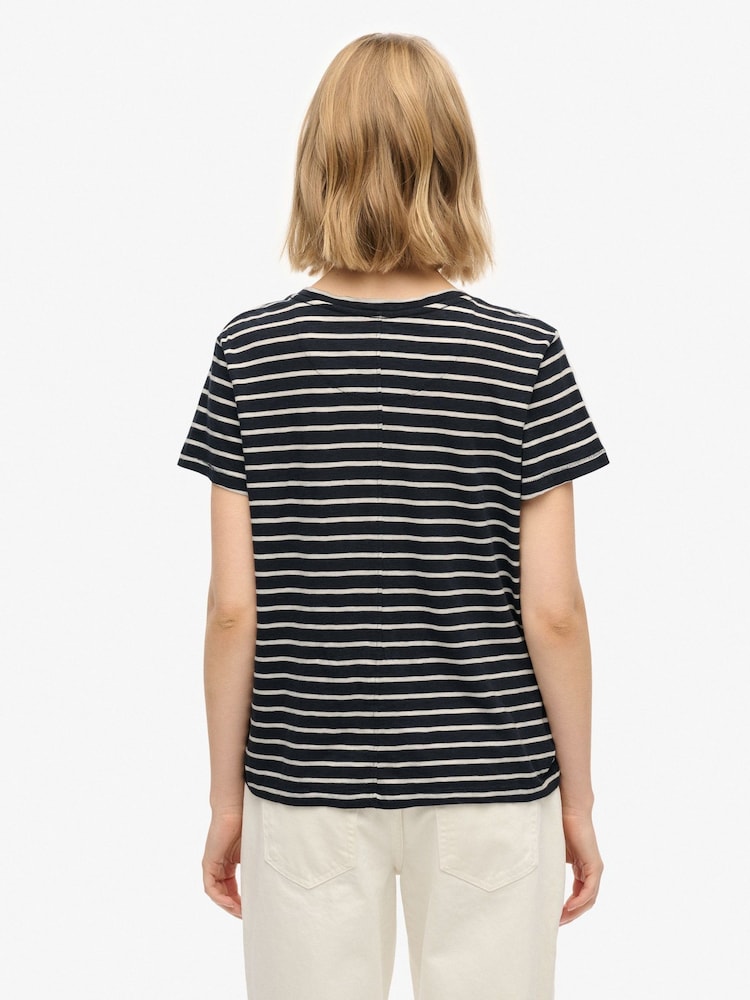 Superdry Studios Slub Embroidered T-Shirt - Imagem 2 de 7