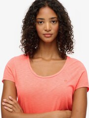 Superdry Pink Studios Scoop Neck T-Shirt - Image 4 of 13