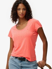 Superdry Pink Studios Scoop Neck T-Shirt - Image 7 of 13