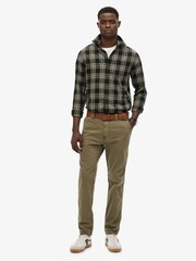 Superdry Green Utility Chino Trousers - Image 1 of 8
