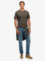 Superdry Blue Classic Essential Pocket T-Shirt - Image 3 of 7