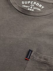 Superdry Blue Classic Essential Pocket T-Shirt - Image 7 of 7