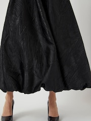 Y.A.S Jacquard Sleeveless Maxi Black Dress - Image 2 of 3