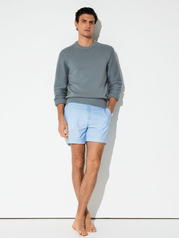 Reiss Darli Ombré Geometric-Print Swim Shorts - Bild 1 von 6